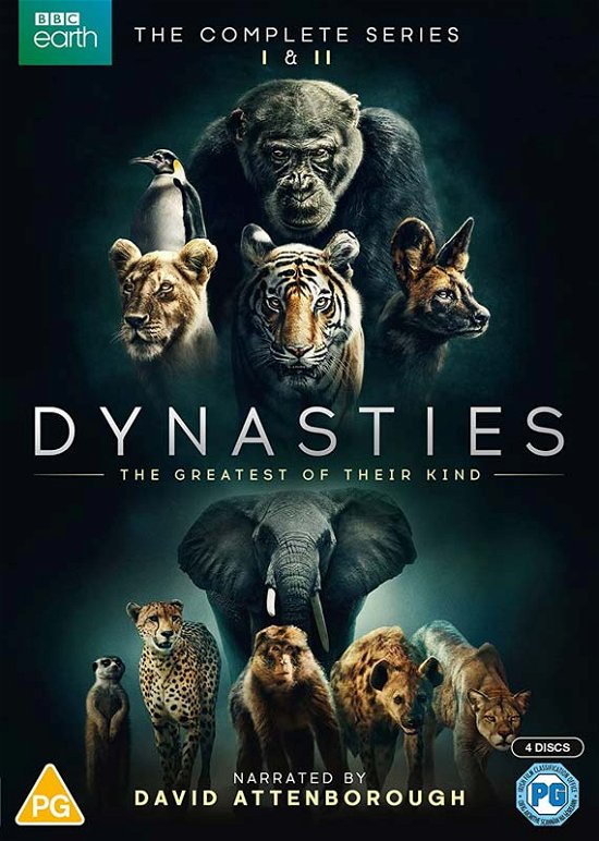 Cover for Dynasties I  II · David Attenborough - Dynasties Series I to  II (DVD) (2022)