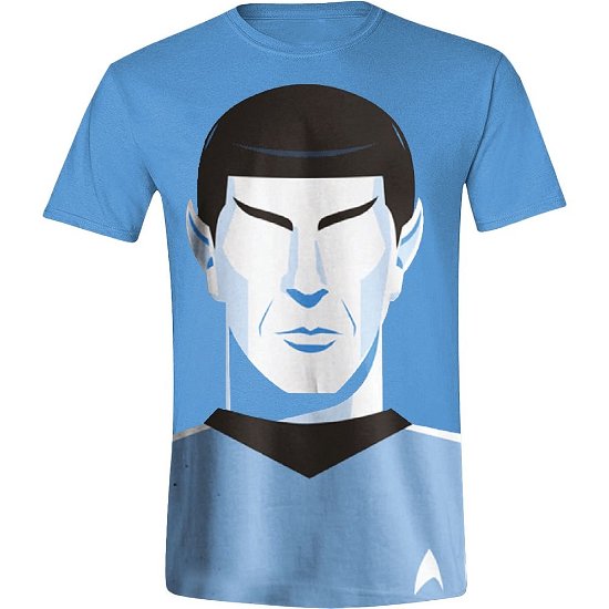 Cover for Star Trek · Star Trek - Spock Vector Men T-shirt - Blue - L (Toys)