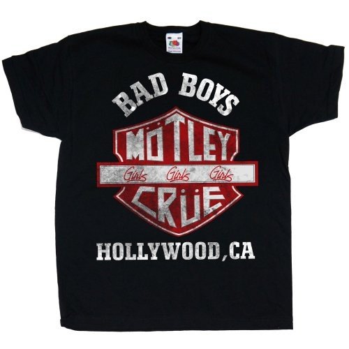 Cover for Mötley Crüe · Motley Crue Kids Toddler T-Shirt: Bad Boys Shield (3-6 Months) (T-shirt) [size 0-6mths] [Black - Kids edition]