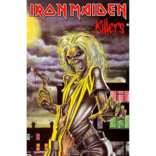 Iron Maiden Textile Poster: Killers - Iron Maiden - Fanituote -  - 5055339774288 - 