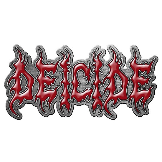 Cover for Deicide · Deicide Pin Badge: Logo (Enamel In-Fill) (Anstecker) [Metallic edition] (2019)