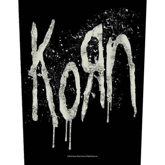 Korn Back Patch: Splatter Logo - Korn - Merchandise -  - 5056365723288 - 