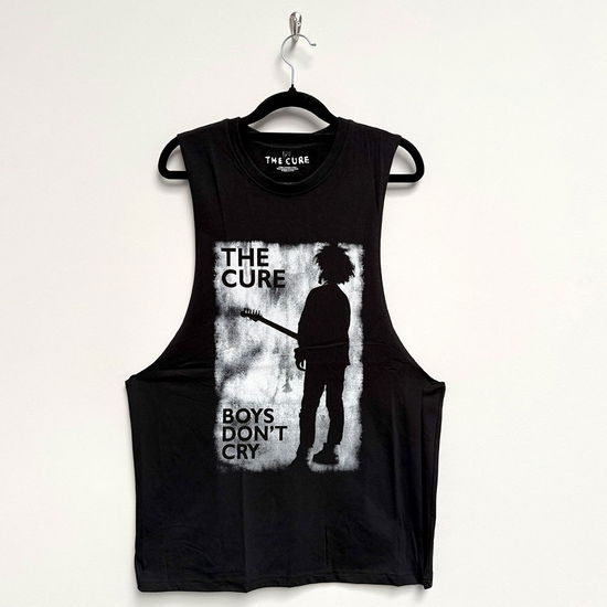 The Cure Unisex Vest T-Shirt: Boys Don't Cry B&W (Black) - The Cure - Produtos - - 5056821098288 - 12 de fevereiro de 2025