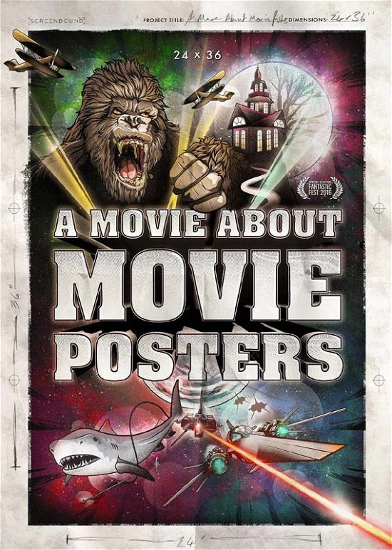 Cover for A Movie About Movie Posters - · A Movie About Movie Posters (DVD) (2018)