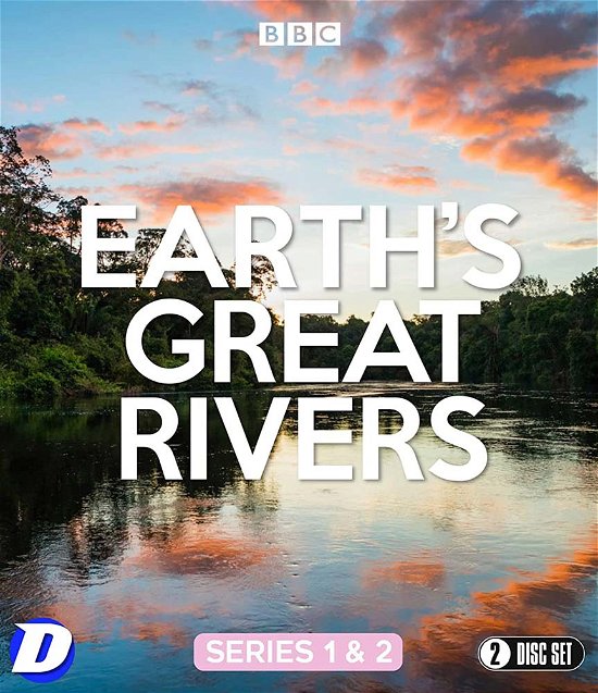 Cover for Earths Great Rivers S12 BD · Earths Great Rivers Series 1 to 2 (Blu-ray) (2022)