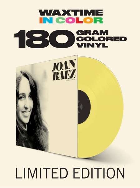 Debut Album (Limited Yellow Vinyl) - Joan Baez - Muziek - WAXTIME IN COLOR - 8436559466288 - 27 september 2019