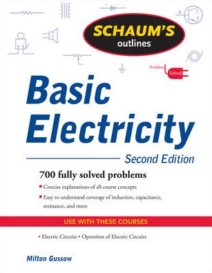 Cover for Milton Gussow · Schaum's Outline of Basic Electricity, Second Edition (Paperback Book) (2009)