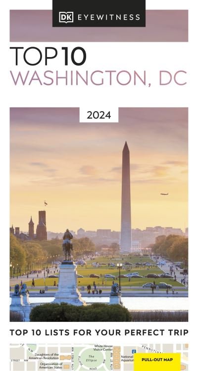 Cover for DK Eyewitness · DK Eyewitness Top 10 Washington DC - Pocket Travel Guide (Paperback Bog) (2023)