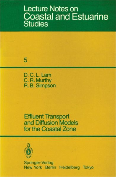 Cover for Lam · Effluent Transport and Diffusion Mo (Book)