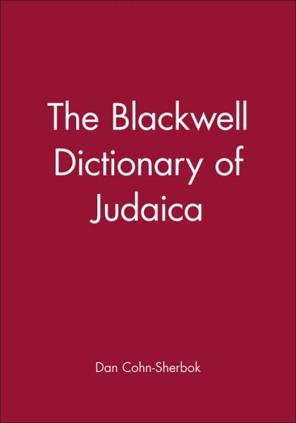 Cover for Dan Cohn-Sherbok · The Blackwell Dictionary of Judaica (Paperback Book) (1992)