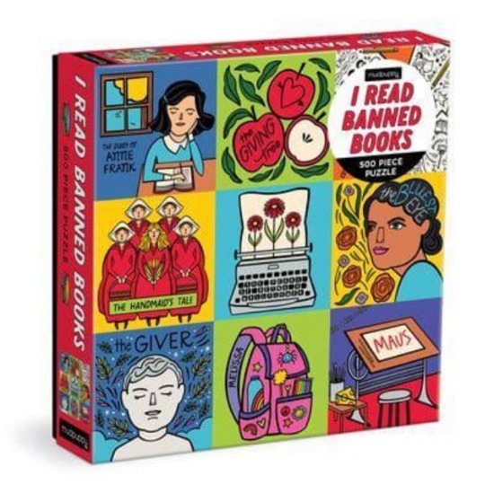 Cover for Laura Korzon · I Read Banned Books 500 Piece Family Puzzle (GAME) (2023)