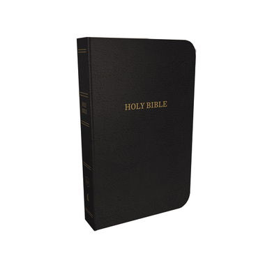 Cover for Thomas Nelson · KJV Holy Bible, Giant Print Center-Column Reference Bible, Black Leather-look, 53,000 Cross References,  Red Letter, Comfort Print: King James Version (Paperback Book) (2017)