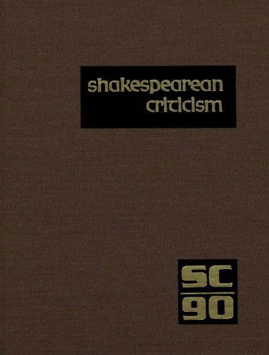 Cover for Michelle Lee · Shakespearean Criticism: Excerpts from the Criticism of William Shakespeare's Plays &amp; Poetry, from the First Published Appraisals to Current Evaluations (Shakespearean Criticism (Gale Res)) (Hardcover Book) (2005)