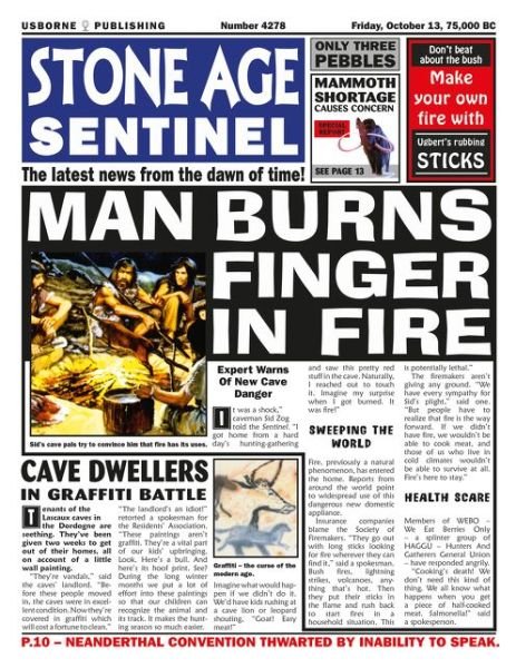 Stone Age Sentinel - News History - Paul Dowswell - Books - Usborne Publishing Ltd - 9781474903288 - December 1, 2016