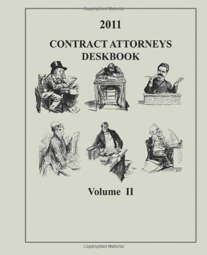 Cover for Contract and Fiscal Law Department · Contract Attorneys Deskbook, 2011, Volume II (Paperback Book) (2014)