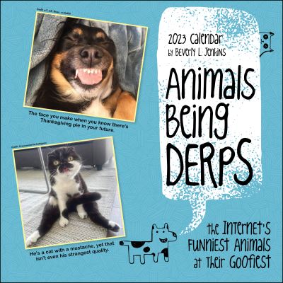 Cover for Beverly L. Jenkins · Animals Being Derps 2023 Wall Calendar: The Internet's Funniest Animals at Their Goofiest (Calendar) (2022)