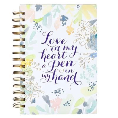 Cover for Christian Art Gifts Inc · Journal Wirebound Love &amp; Coffe (Hardcover Book) (2020)