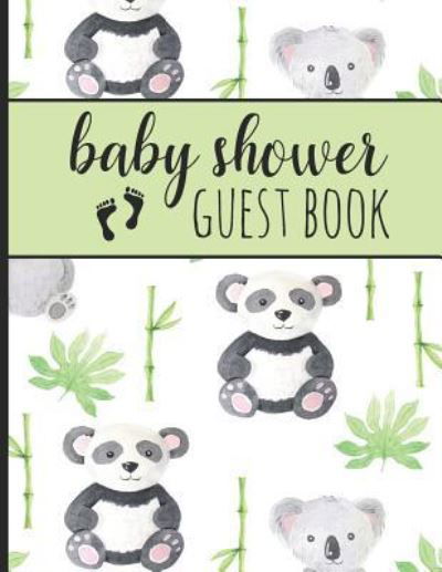 Baby Shower Guest Book - Hj Designs - Książki - Independently Published - 9781791378288 - 10 grudnia 2018
