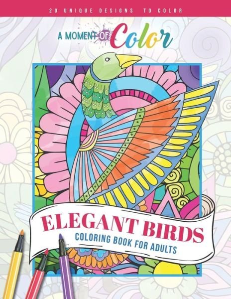Angela Gaines · Elegant Birds Coloring Book for Adults (Paperback Bog) (2019)