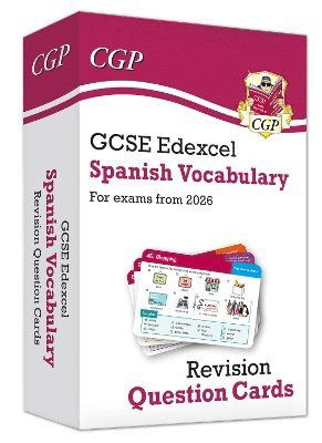 Cover for CGP Books · New GCSE Edexcel Spanish: Vocabulary Revision Question Cards (for exams from 2026) - CGP Edexcel GCSE Spanish (Hardcover Book) (2025)