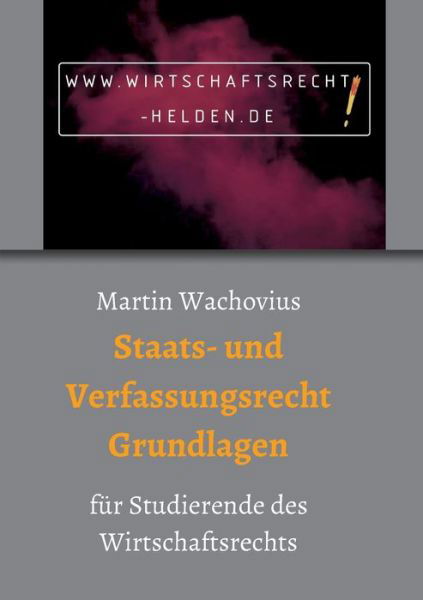 Cover for Wachovius · Staats- und Verfassungsrecht (Book) (2019)