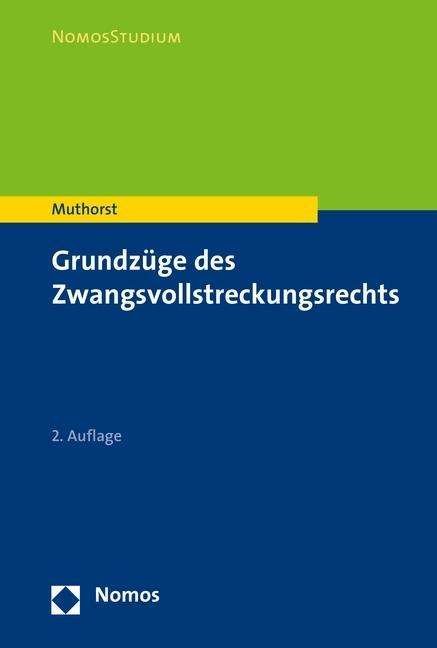 Cover for Muthorst · Grundzüge des Zwangsvollstreck (Bog) (2015)