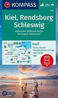 Kompass Wanderkarte: Kiel, Rendsburg Schleswig: Hüttener Berge - Mair-Dumont / Kompass - Books - Kompass - 9783990449288 - September 3, 2020