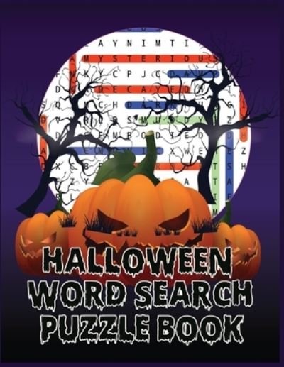 Cover for Kr Print House · Halloween Word Search Puzzle Book: Exercise Your Brain With Holiday Word Search / Find Puzzles Book with Answers (Halloween Word Search) (Paperback Book) (2021)