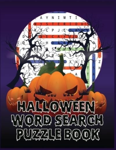 Cover for Kr Print House · Halloween Word Search Puzzle Book: Exercise Your Brain With Holiday Word Search / Find Puzzles Book with Answers (Halloween Word Search) (Pocketbok) (2021)