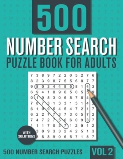 Cover for Visupuzzle Books · 500 Number Search Puzzle Book for Adults (Paperback Book) (2020)