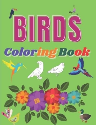 Cover for B · Birds Coloring Book (Paperback Bog) (2021)