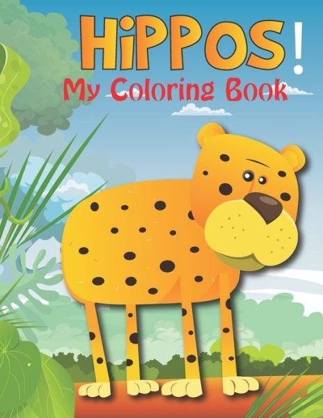 Cover for Rare Bird Books · Hippos! My Coloring Book (Pocketbok) (2021)