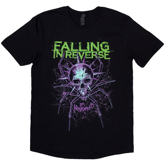 Cover for Falling In Reverse · Falling In Reverse Unisex T-Shirt: Spider (Black) (T-shirt)