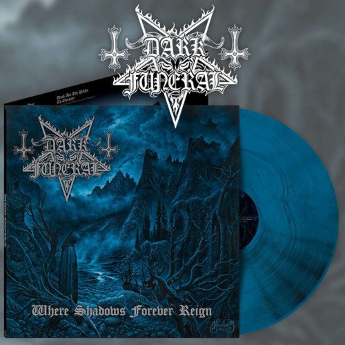 Cover for Dark Funeral · Where Shadows Forever Reign (Blue / Black Vinyl LP) (LP) (2022)