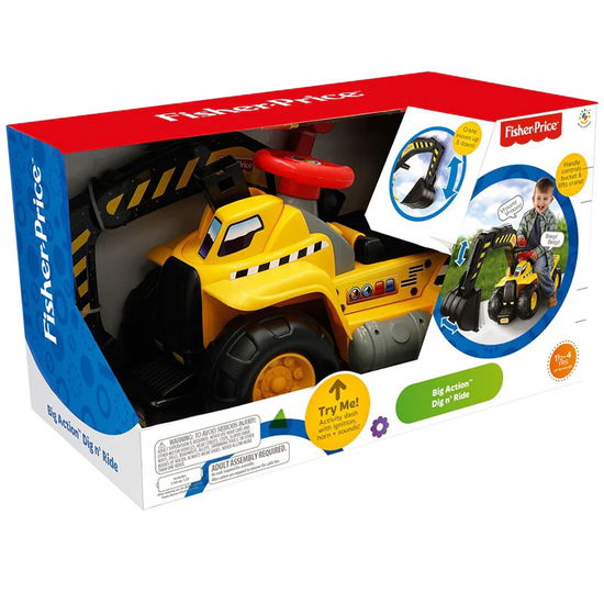 Big Action Dig N' Ride (08228-mm-4l) - Fisher-price - Gadżety -  - 0614239082289 - 