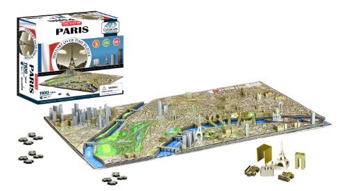 Cover for Coiled Springs · 4D CityScape Puzzle - Paris (Legetøj) (2011)