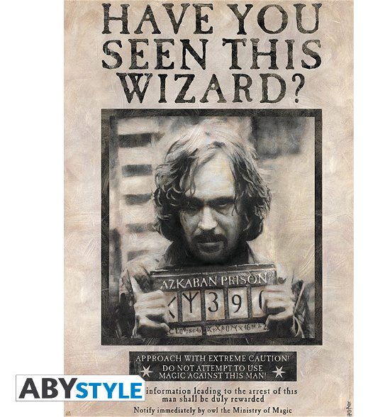 Cover for Großes Poster · HARRY POTTER - Poster « Wanted Sirius Black » (91. (MERCH) (2019)