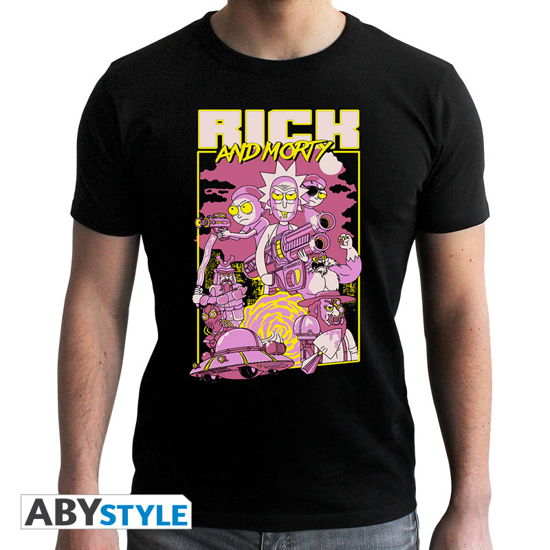 Cover for T-Shirt Männer · RICK AND MORTY - Tshirt Movie man SS black - new (MERCH)