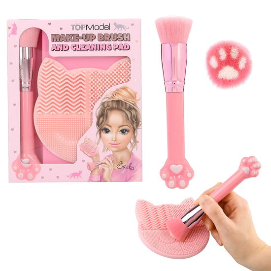 Cover for Topmodel · Brush And Cleaning Pad Kitty Beauty And Me ( 0413253 ) (Toys)