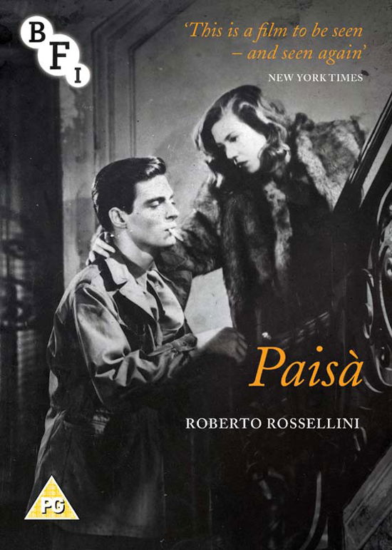 Cover for Roberto Rossellini · Paisa (DVD) (2015)