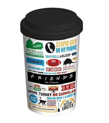 Iconographic Ceramic Travel Mug - Friends - Produtos -  - 5050574232289 - 22 de fevereiro de 2017