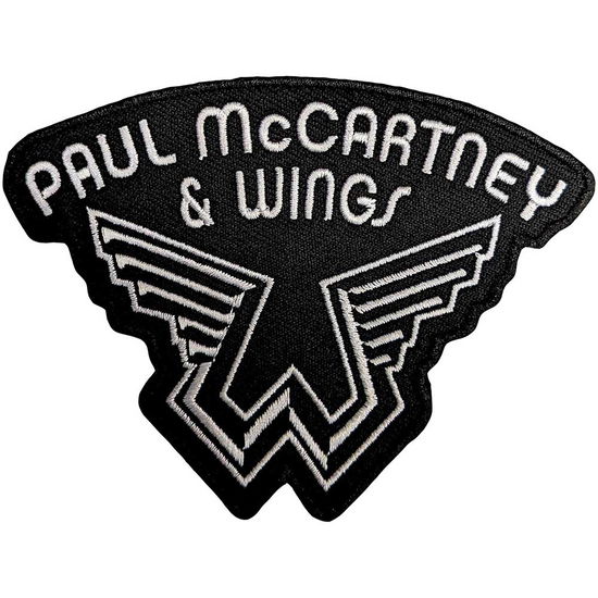 Paul McCartney Woven Patch: Wings Logo (Standard) - Paul McCartney - Merchandise -  - 5056737251289 - 