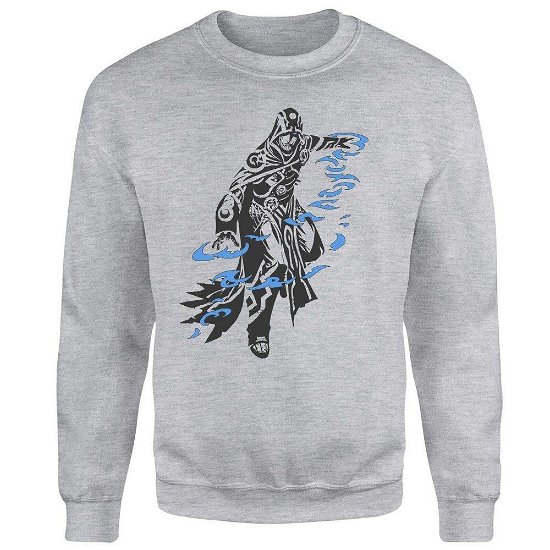 MTG - Jace Character Art Sweatshirt - Grey - S - Magic the Gathering - Marchandise - MAGIC THE GATHERING - 5060452689289 - 