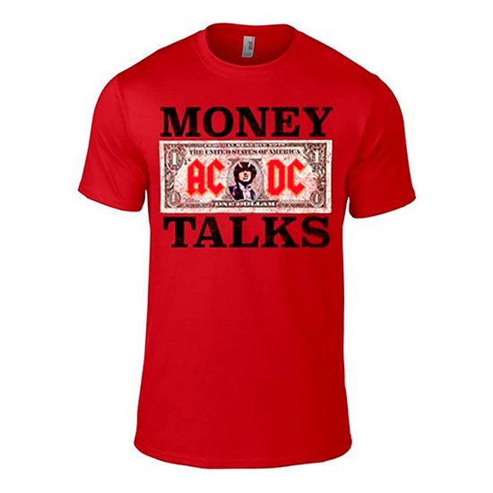 Cover for AC/DC · Money Talks (Red) (T-shirt) [size S] (2020)