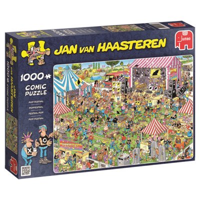 Cover for Jumbo · Puslespil Pop Festival - 1000 brikker, 'Jan van Haasteren (Jigsaw Puzzle) (2020)