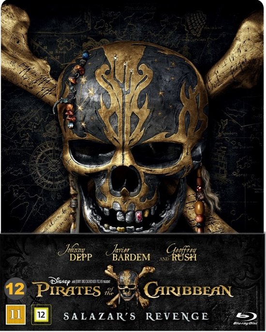 Cover for Pirates of the Caribbean · Pirates of the Caribbean 5 - Salazars Revenge - Steelbook (Blu-ray) (2017)