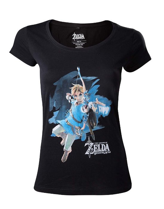 ZELDA BREATH OF THE WILD- T-Shirt Link with Bow - - Nintendo: Legend Of Zelda (The) - Merchandise -  - 8718526079289 - February 7, 2019