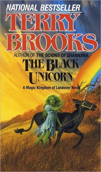 Cover for Terry Brooks · The Black Unicorn (Landover) (Paperback Bog) [1st edition] (1988)