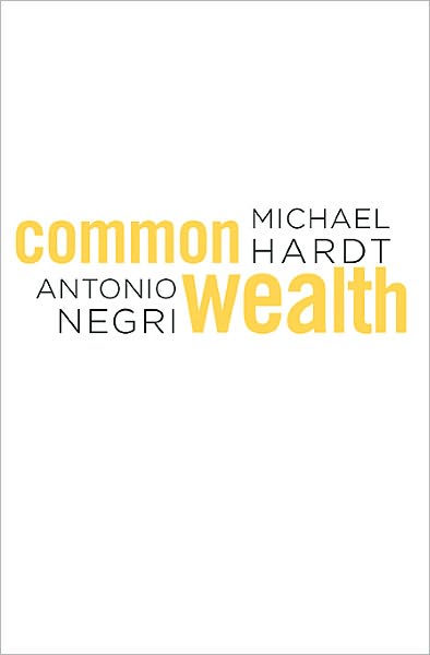 Commonwealth - Michael Hardt - Libros - Harvard University Press - 9780674060289 - 15 de abril de 2011