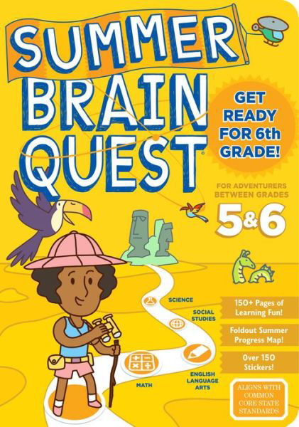 Cover for Bridget Heos · Summer Brain Quest: Between Grades 5 &amp; 6 (Pocketbok) (2017)